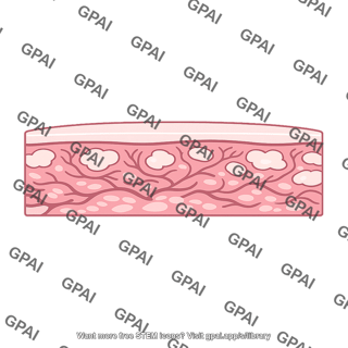Endometrial surface re-epithelialized