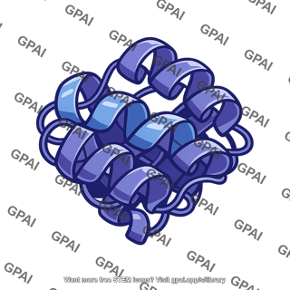 Protein ribbon structure