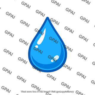Water droplet h2o icon