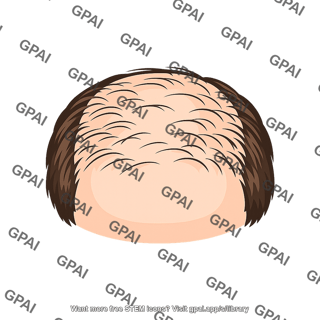 Scalp hair balding