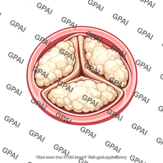 Aortic valve ossified