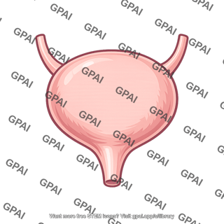 Bladder pear shaped