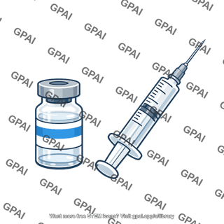 Medical vial and syringe