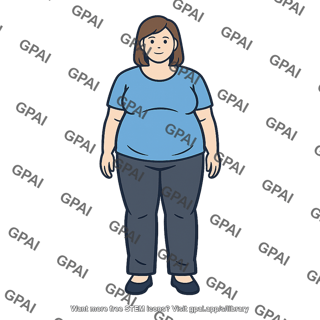 Overweight woman