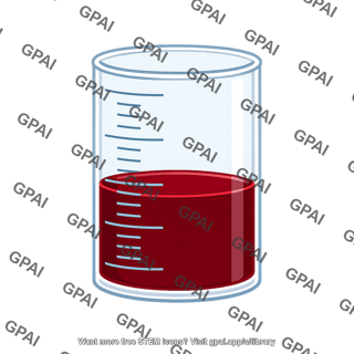 Blood volume graduated container