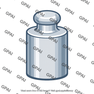 Metallic mass weight