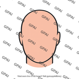 Head simplified oval
