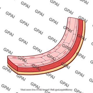 Coronary blood vessel endothelium