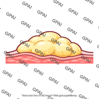 Cholesterol deposit