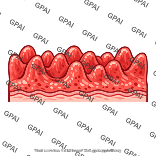 Intestinal mucosa irritated