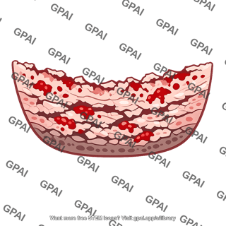 Uterine endometrium menstruating
