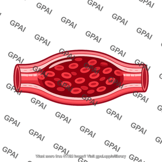 Blood volume increased vessel