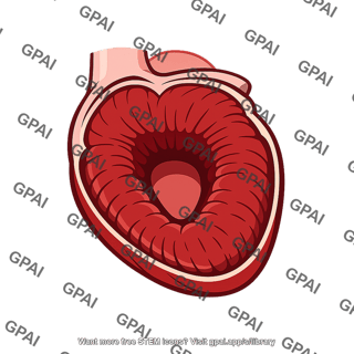 Left ventricle thickened