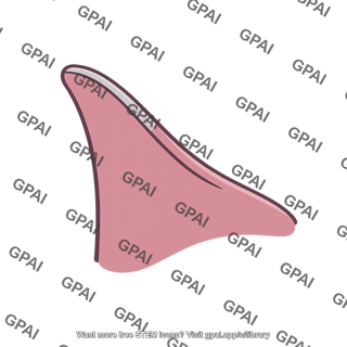 Pink curved shape