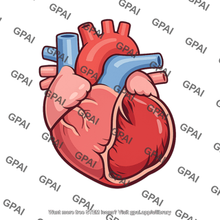 Human heart clipart
