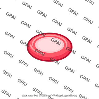 Microcytic hypochromic red blood cell