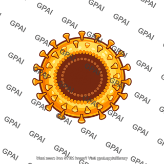 Stylized virus