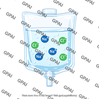Saline container