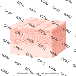 Skin epithelium 3d