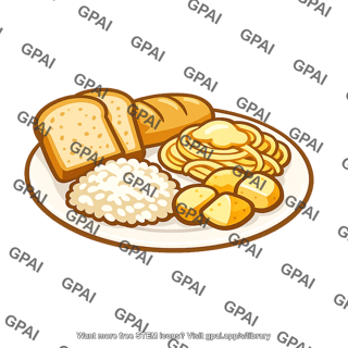 High carbohydrate meal