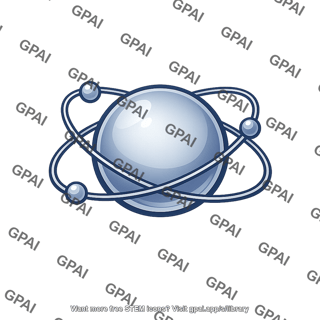 Stylized atom