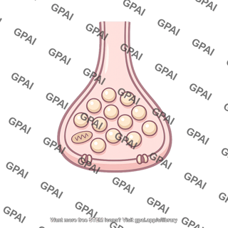 Presynaptic terminal habituated