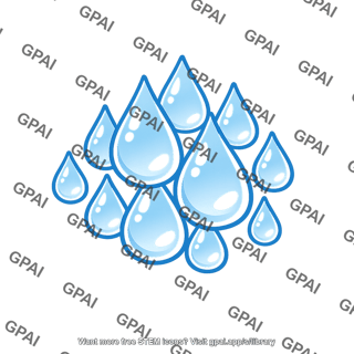 Sweat droplets cluster