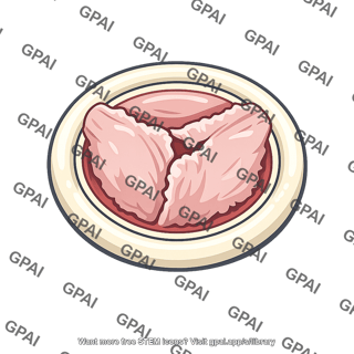 Raw meat in bowl