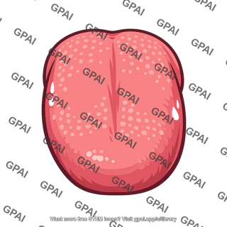 Tongue enlarged