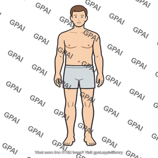 Man standing front view