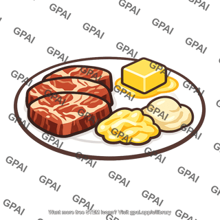 High fat diet meal