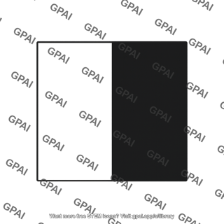 Visual image contrast border