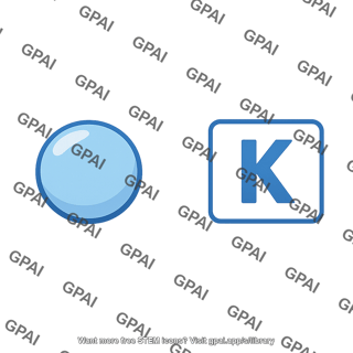 Potassium element icon