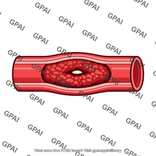 Occluded blood vessel