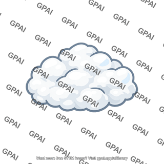 Fluffy cloud