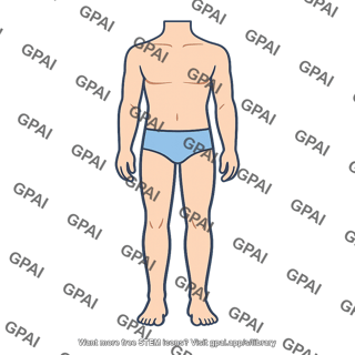 Body neck to feet