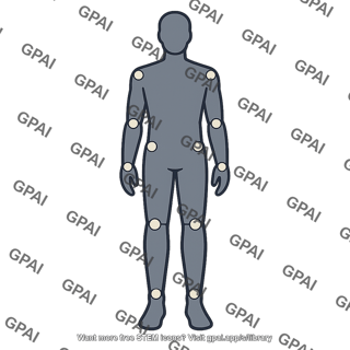 Human body joint markers