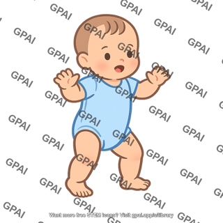 Infant standing