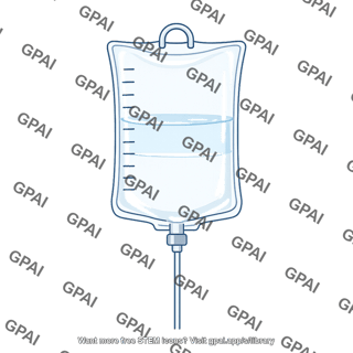 Intravenous solution bag