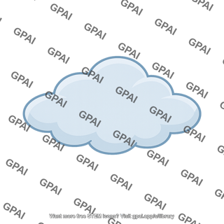 Stylized cloud