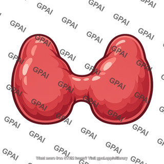 Thyroid gland hyperplastic