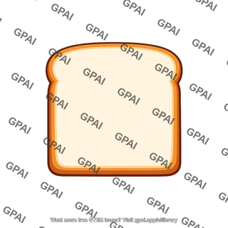 White bread slice
