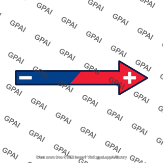 Electrical polarity arrow