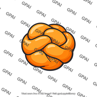 Braided bread roll