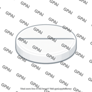 Alkaline drug tablet