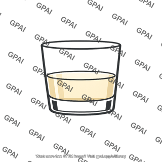 Alcoholic drink glass