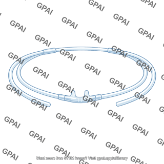 Intranasal oxygen tube