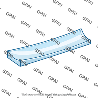 Cylindrical concave lens