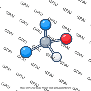 Molecule ball and stick