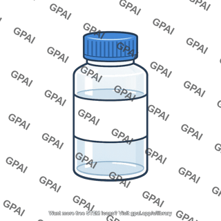 Rubbing alcohol bottle